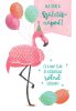 Cardex képeslap Ma van a születésnapod, flamingós, borítékkal