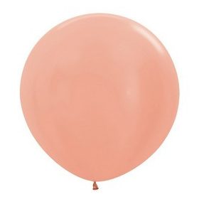 36" 91cm latex léggömb Rosegold metál