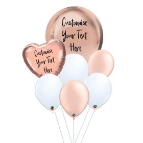   Héliumos luficsokor alkalomra, ORBZ lufival, egyedi lufival - INGYENES KISZÁLLÍTÁSSAL