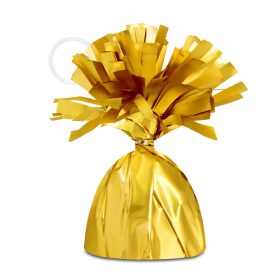 Léggömbsúly, nehezék bojtos, 140g, Papír, Matt Arany