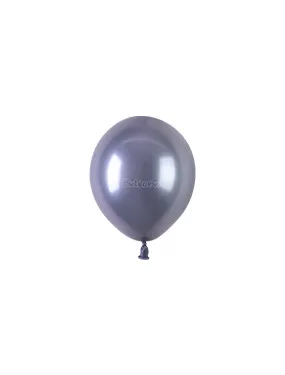 BALONEVI Latex lufi, 5", 13cm, 100db/cs, Rustic Ash, Selyemfényű Hamuszürke