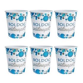 Papírpohár 2,5dl, 6db, Boldog szülinapot, m27481