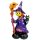 Óriás fólia lufi dekoráció, Airloonz, 55" 139cm Rémisztő boszorkány, Halloween, 4248111, levegővel tölthető
