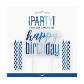 Gyertya szett Happy Birthday 13db-os, 83875