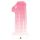 Számos lufi 34" 86cm óriás, rózsaszín ombre fólia szám, számjegy 1-es, 1. szülinapra