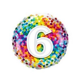 Szám, Számos lufi 18" 45cm - 6-os lufi