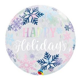 Karácsonyi Bubbles lufi 22" 56cm