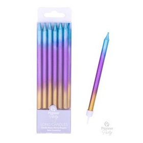 Gyertya 12db Ombre, 12cm-es, 15829