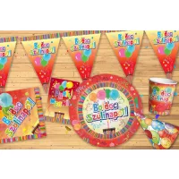 Színes party lufikkal