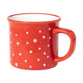 Karácsonyi bögre, piros