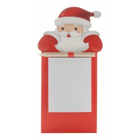 Mikulás, Télapó, hűtőmágnes - jegyzettömbbel