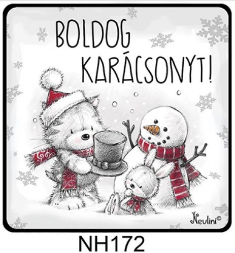 Karácsonyi hűtőmágnes 172