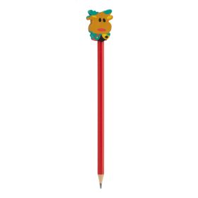   Grafitceruza radírral, Mikulásra, Karácsonyra, rénszarvas