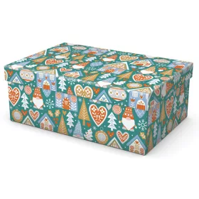 Karácsonyi díszdoboz, T3, 24x16x9 cm