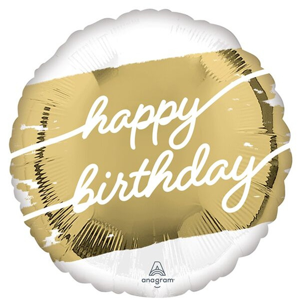 Elegáns héliumos szülinapi fólia lufik